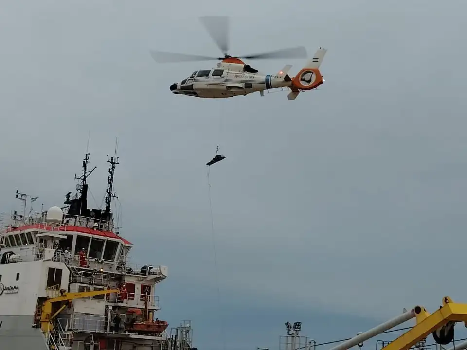 Ocurrió cuando navegaba en el Canal Punta Indio, a más de 100 kilómetros de La Plata.