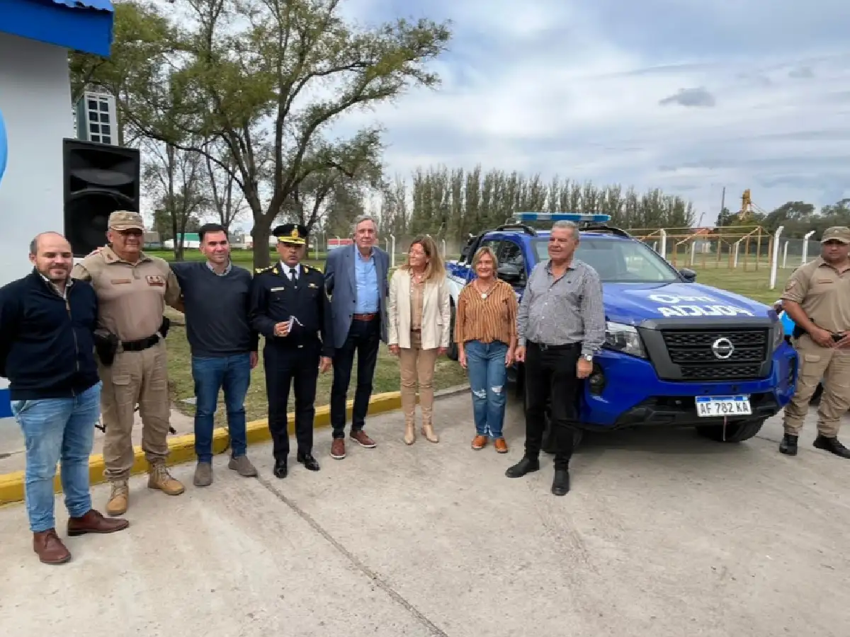Busso entregó aportes a productores e inauguró un destacamento rural