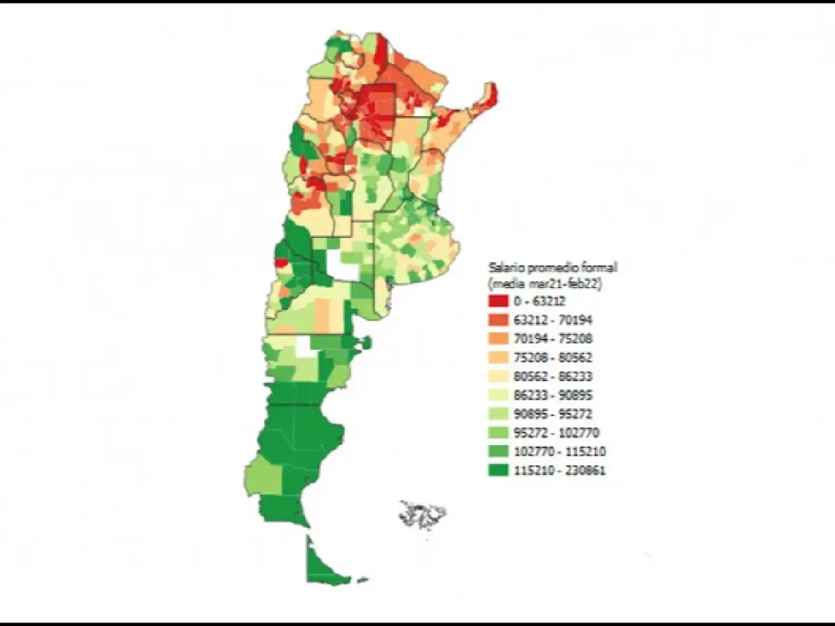 De las diez localidades con mejores salarios del país,ocho son patagónicas