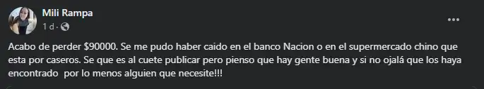 Dinero perdido
