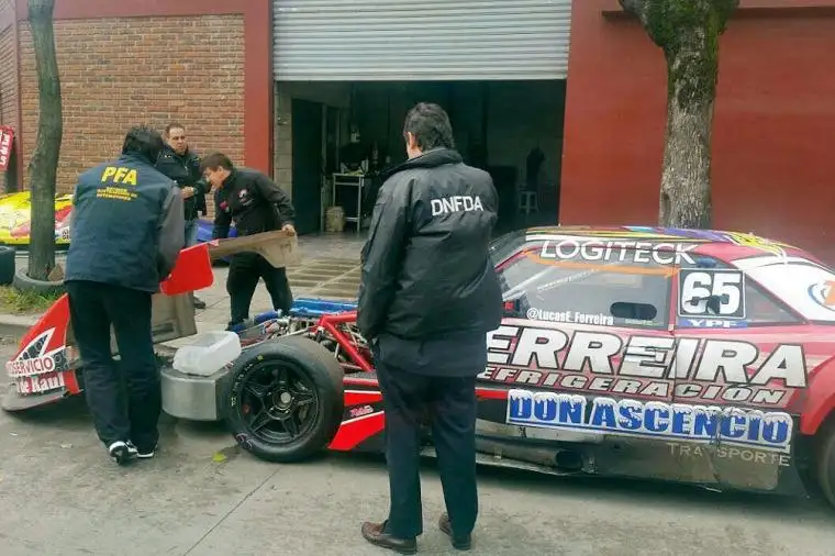 Secuestraron autos del TC Pista en un desarmadero