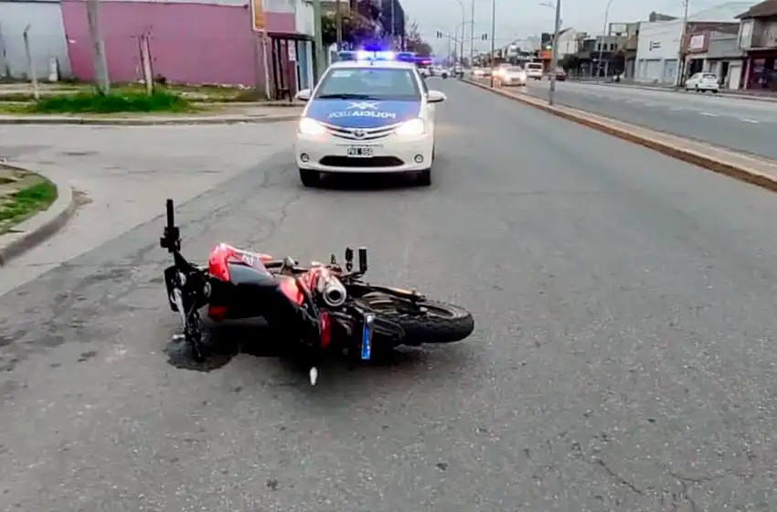 Un nuevo choque en Mar del Plata: un motociclista debió ser hospitalizado