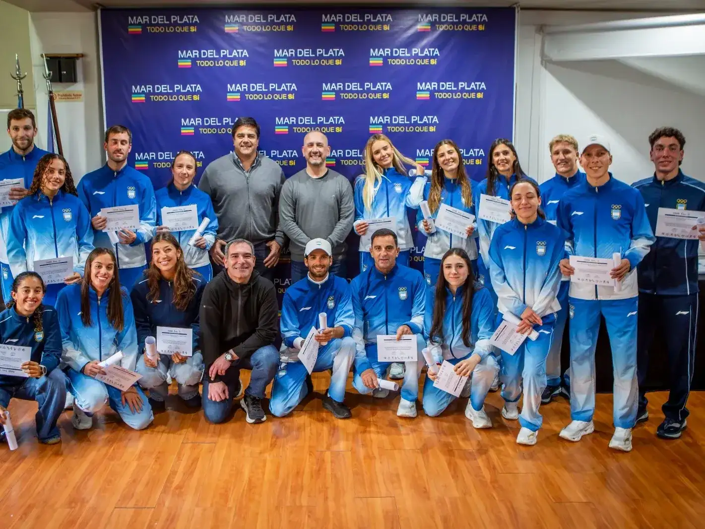 Reconocimiento a los 34 deportistas que participaron de los Juegos ODESUR.