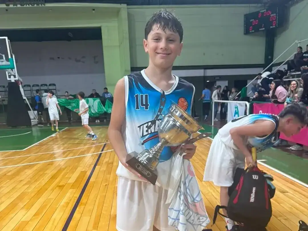 Martino Meglia fue parte de la Selección Venadense que se quedó con el tercer puesto en el Interasociaciones que se jugó a principios de junio en San Vicente y Sastre.