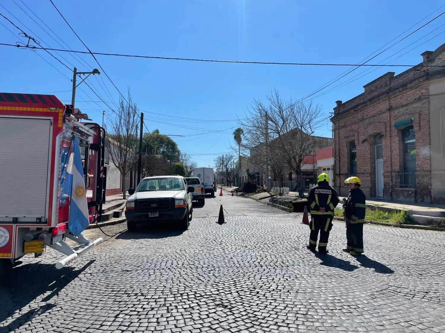 El incidente ocurrió en la esquina de Independencia y Moreno.