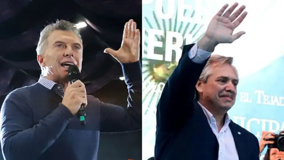Cierres de campaña de Macri y Fernández en Córdoba y Mar del Plata