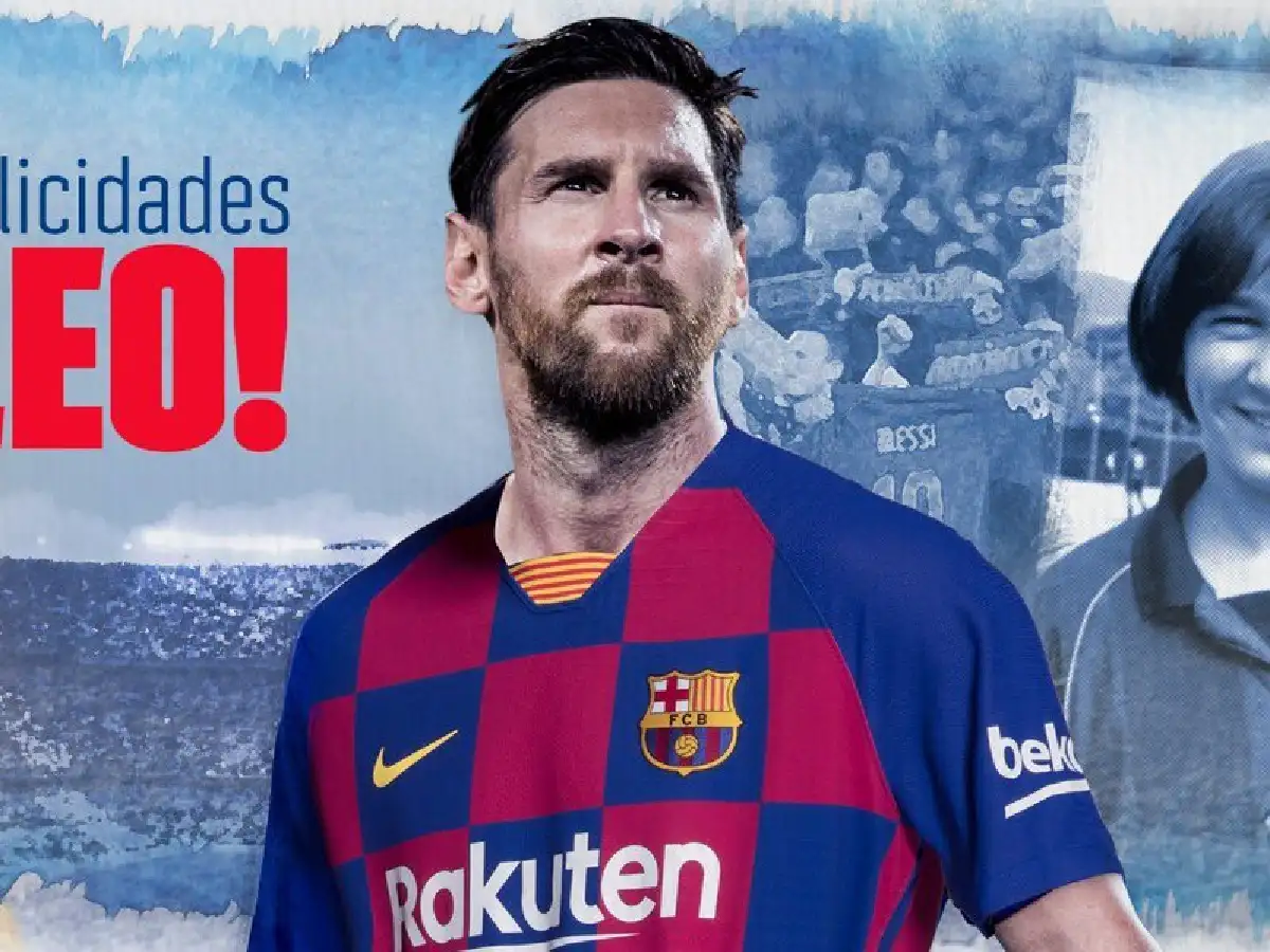 La AFA y el Barcelona saludaron a Messi en su cumpleaños