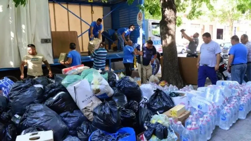 Camioneros en caravana solidaria al norte provincial