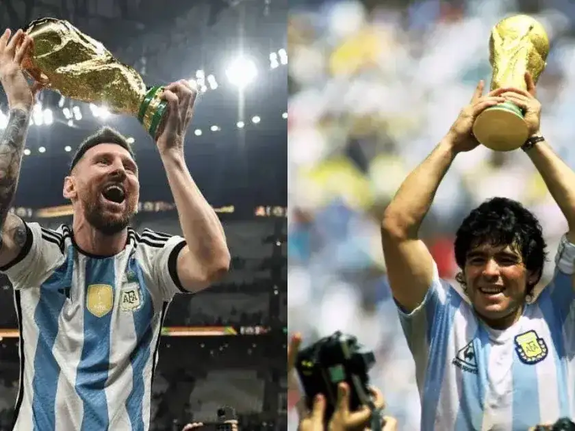 Messi y Maradona, frente a frente en el análisis que realizó la inteligencia artificial sobre quién fue el mejor de la historia