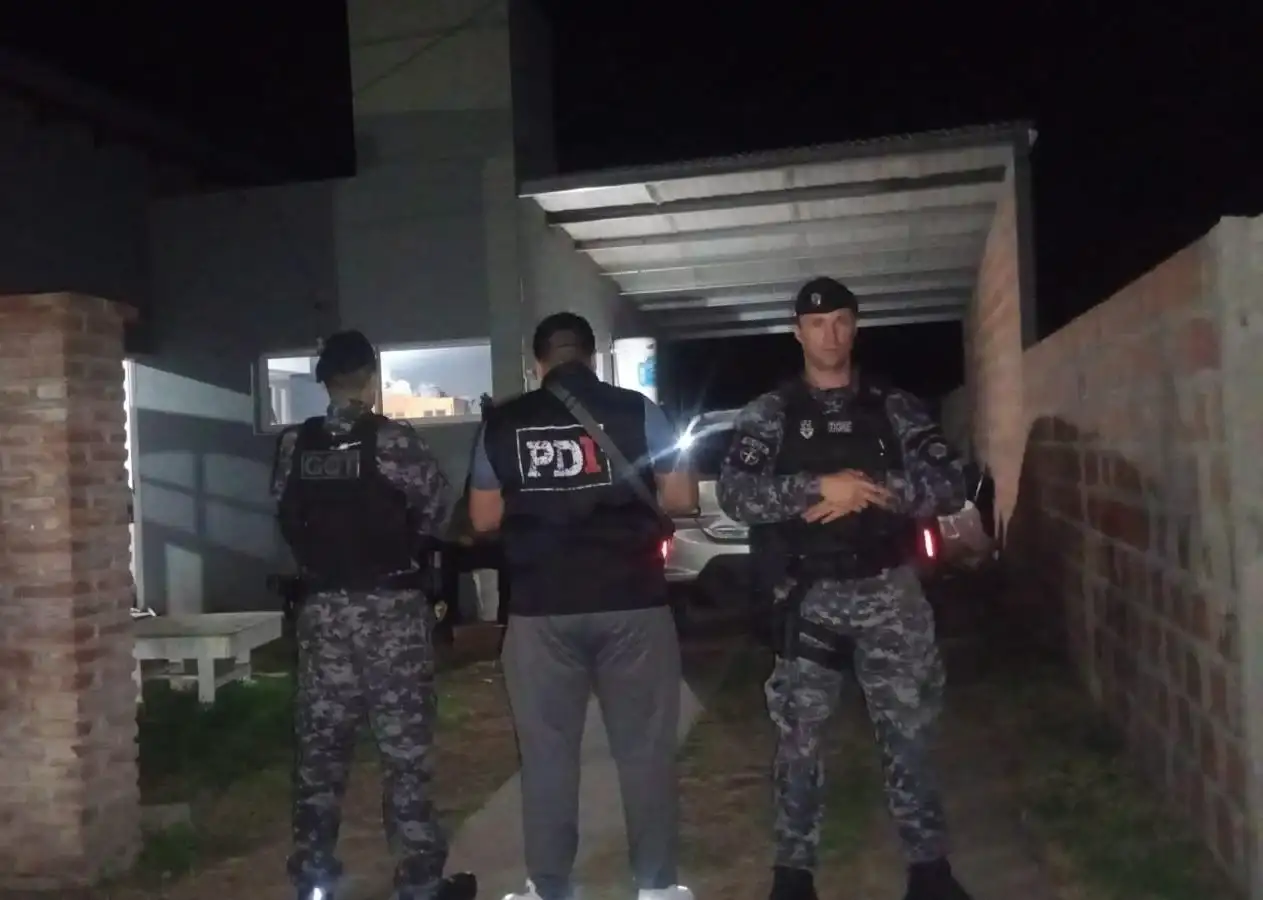 Cinco allanamientos y cuatro detenidos. Foto: gentileza