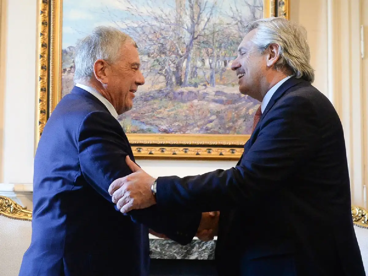 Fernández almorzó con uno de los enviados de Donald Trump en la Rosada