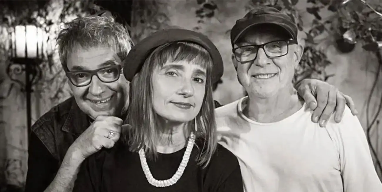 Lito Vitale, Hilda Lizarazu y Juan Carlos Baglietto: compañeros que se suman a una nueva causa solidaria. Foto: Archivo El Litoral