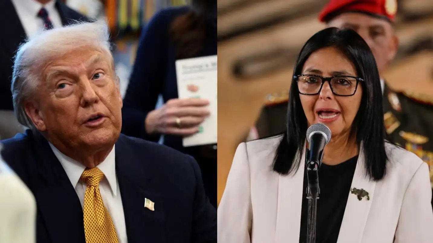 El presidente de Estados Unidos confirmó que Delcy Rodríguez viajará a Washington.
