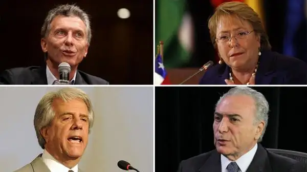 Argentina, Chile, Uruguay y Brasil condenaron la violencia en Venezuela