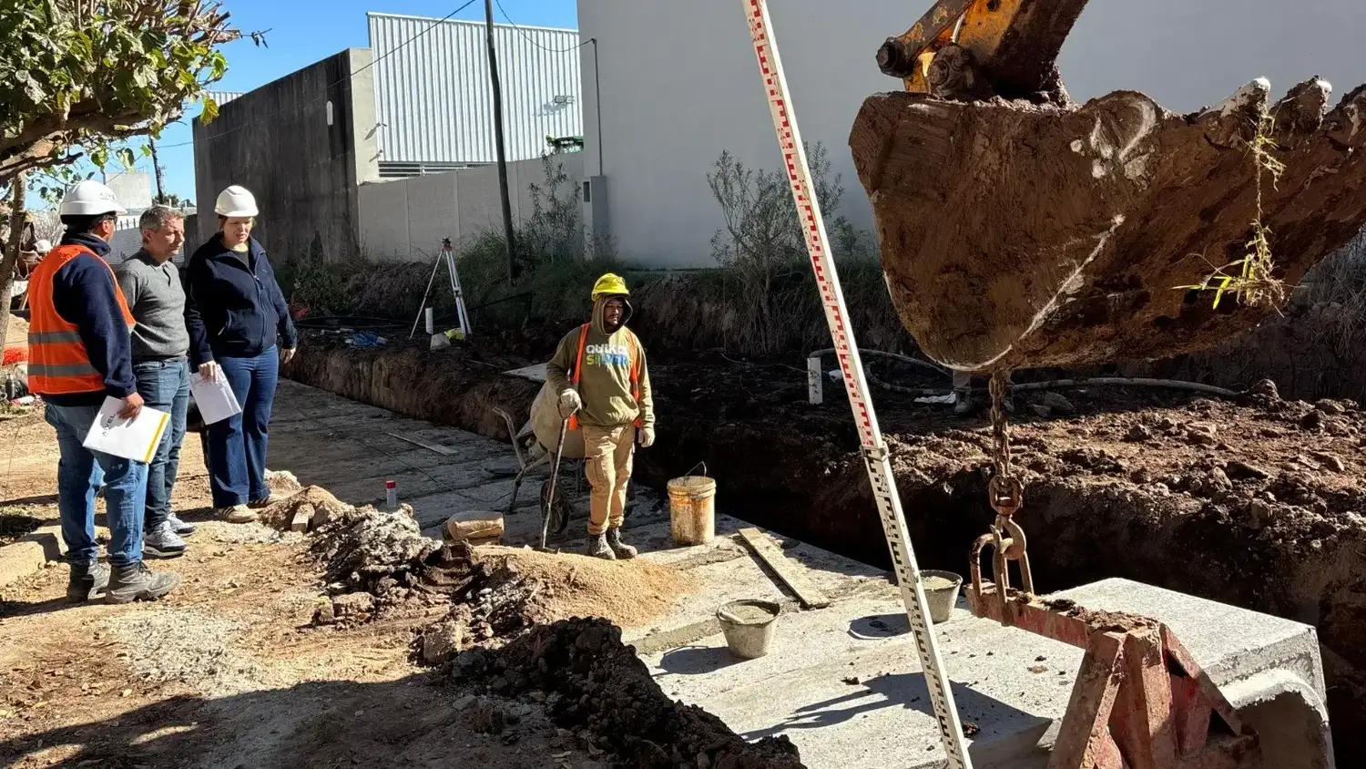 El entubado del canal de barrio Parque entra en su etapa final y beneficiará a más de 10.000 vecinos