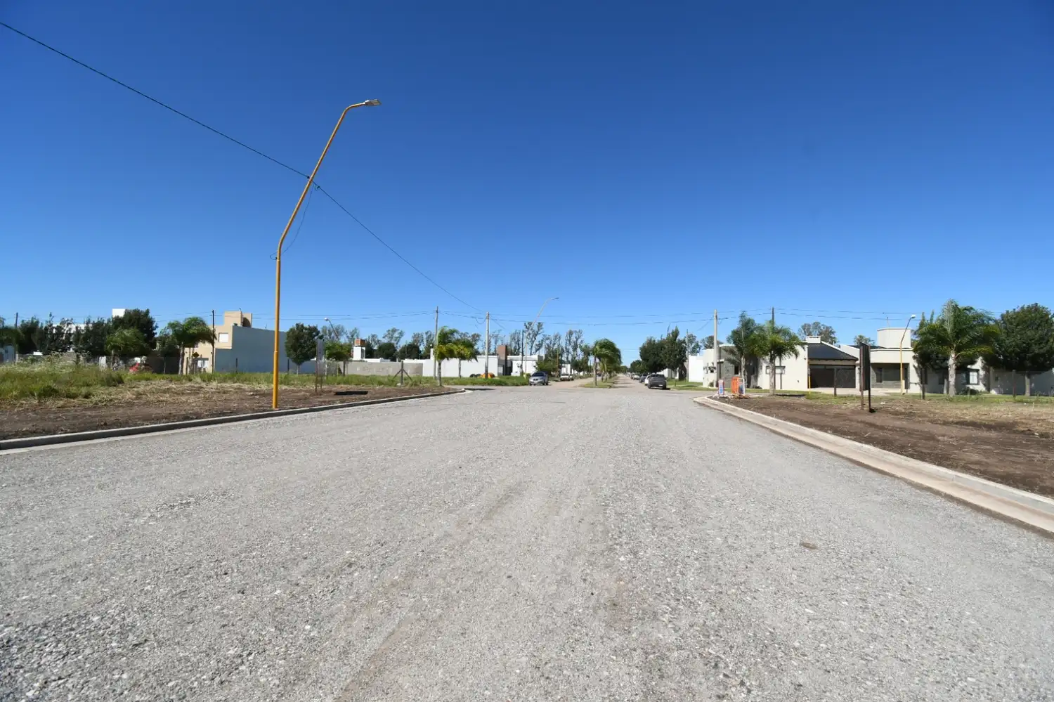 Pavimento: habilitan tramo de Bv. Buenos Aires y anuncian próxima apertura de calle España
