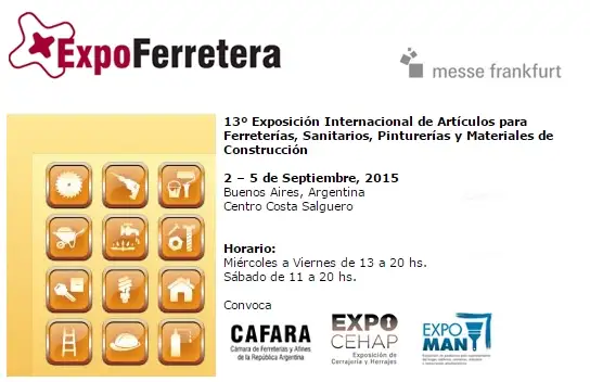 Expo herramientas y máquinas 2015