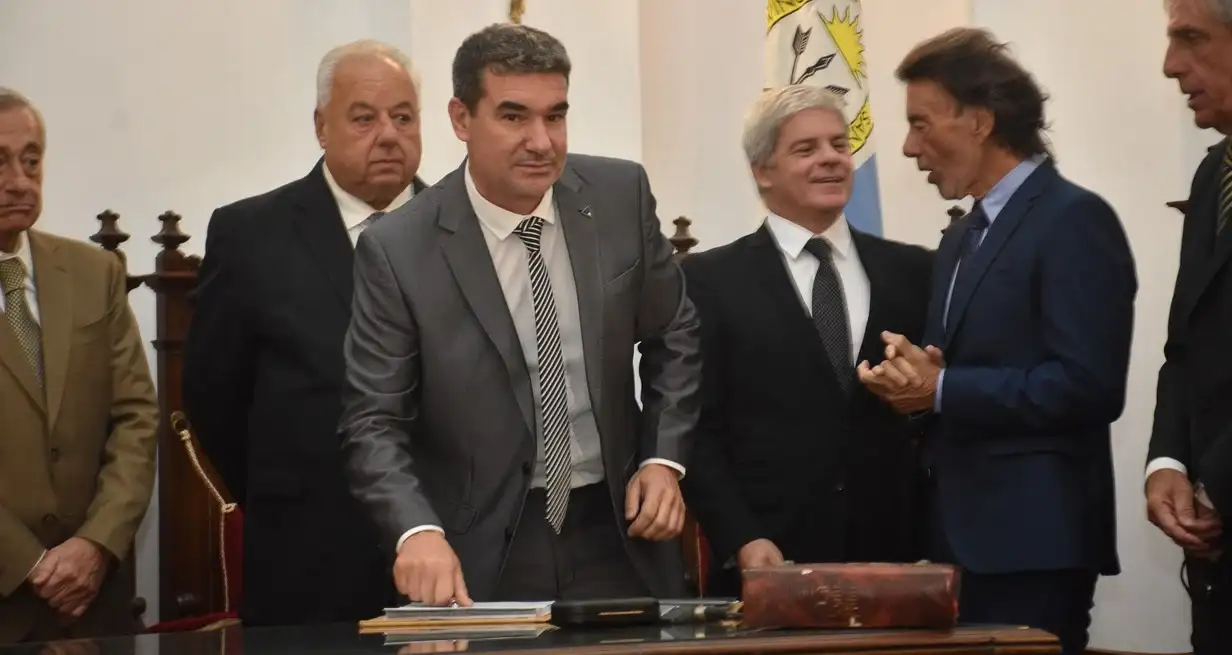 El 20 de abril de 2023 Matías Merlo juró como fiscal regional de Venado Tuerto. Foto: Flavio Raina