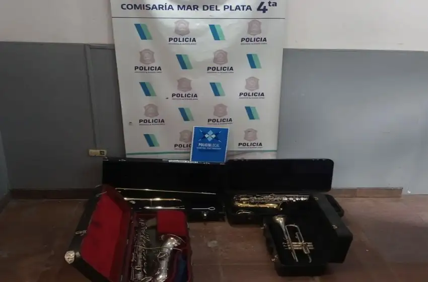 Los vieron en la calle con violines y saxofones: venían de robar el conservatorio “Gianeo”