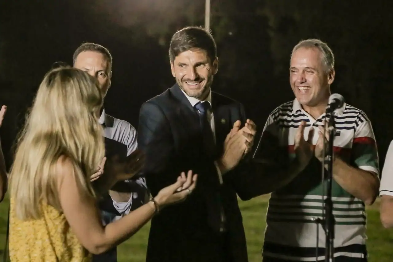 Pullaro en el acto de inauguración.