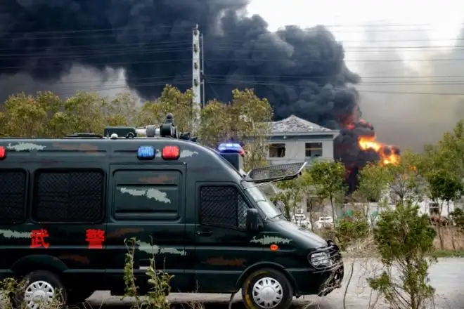 China: una explosión en una planta química dejó seis muertos y decenas de heridos
