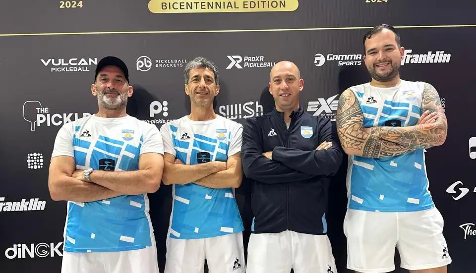 Matías Hondeville, Fernando Zurita, Marcelo Galati y Damián Figueroa en Perú.
