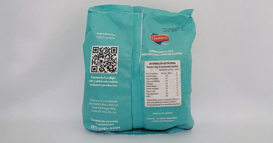 La avena que decidió prohibir la Assal.