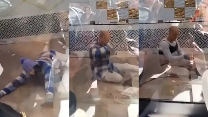 Las imágenes del sujeto se volvieron viral