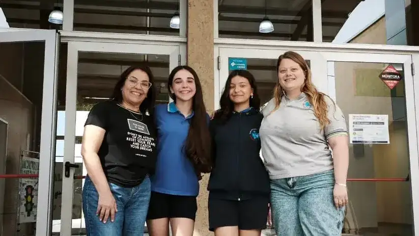 Beatriz Giusti, Paula Mare, Clara Ochoa Itkin y Jesica Paisio.