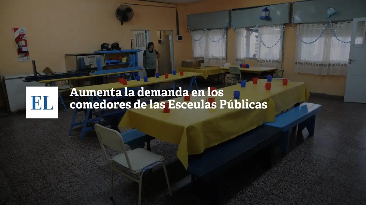 Aumenta la demanda en los comedores de las escuelas públicas