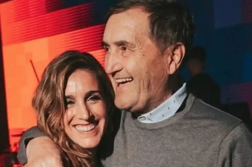 Soledad Pastorutti junto a su padre