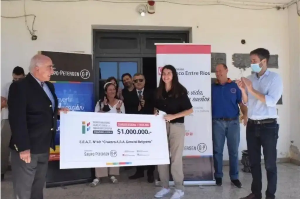 Estudiantes de Nogoyá ganaron un millón de pesos para implementar un proyecto