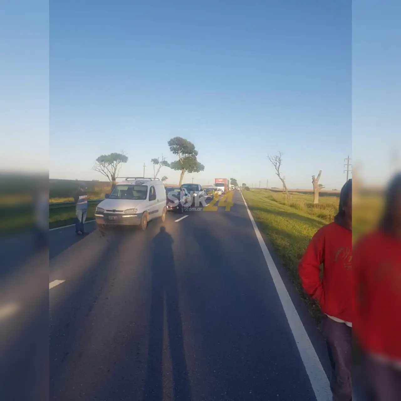 Falleció un venadense en violento choque sobre ruta 8 