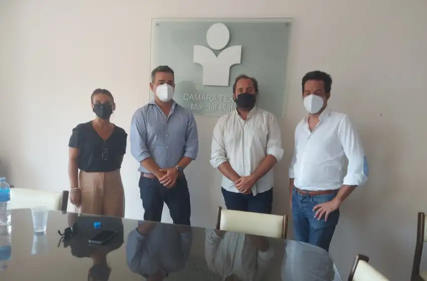 La Cámara Textil de Mar del Plata se reunió con funcionarios municipales