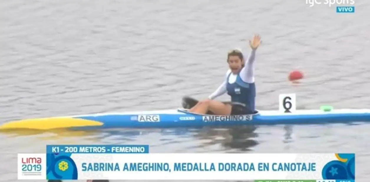 Canotaje: Sabrina Ameghino, campeona panamericana