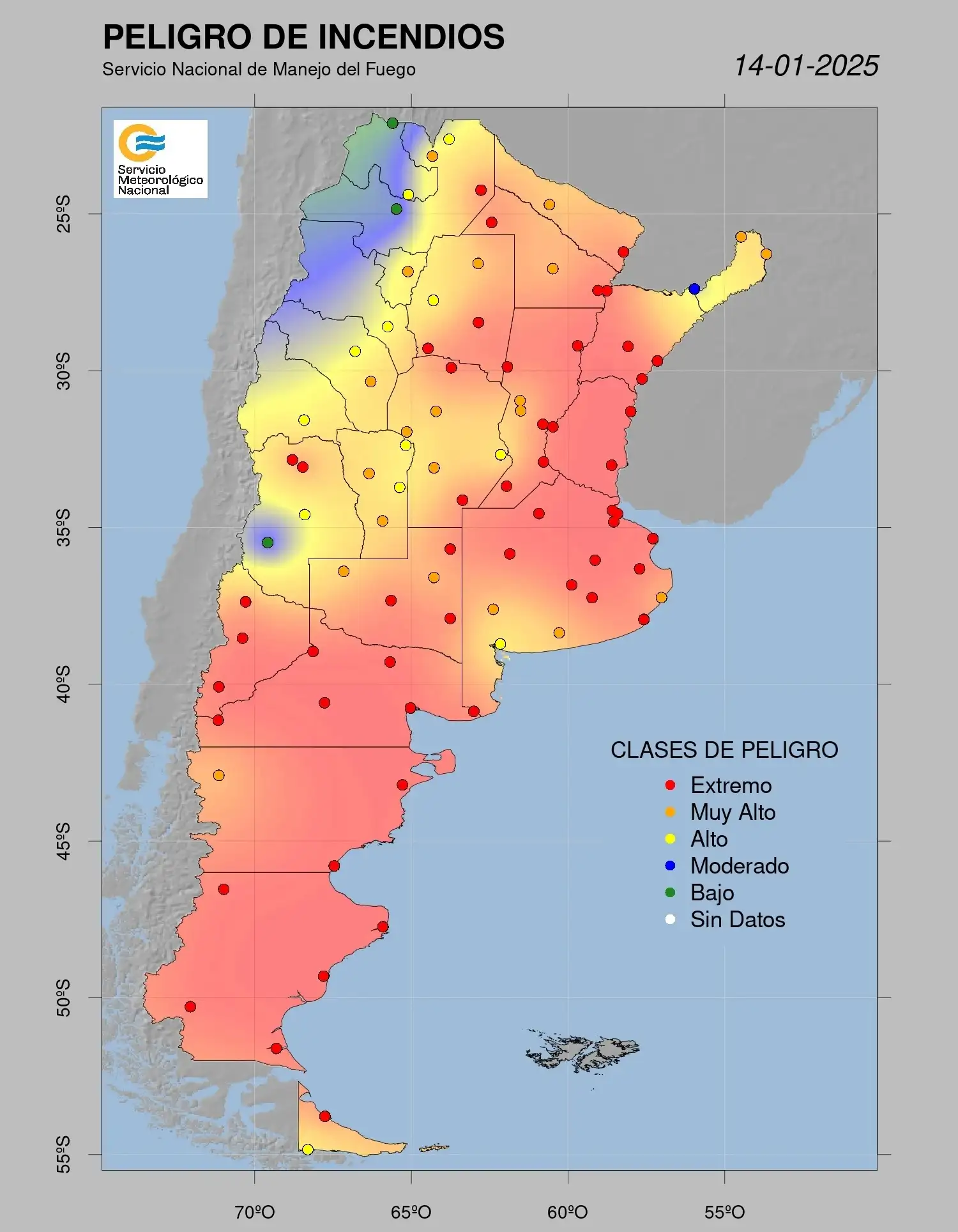 peligro incendio