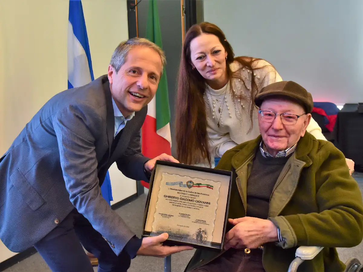 Distinguieron a inmigrantes italianos en nuestra ciudad    