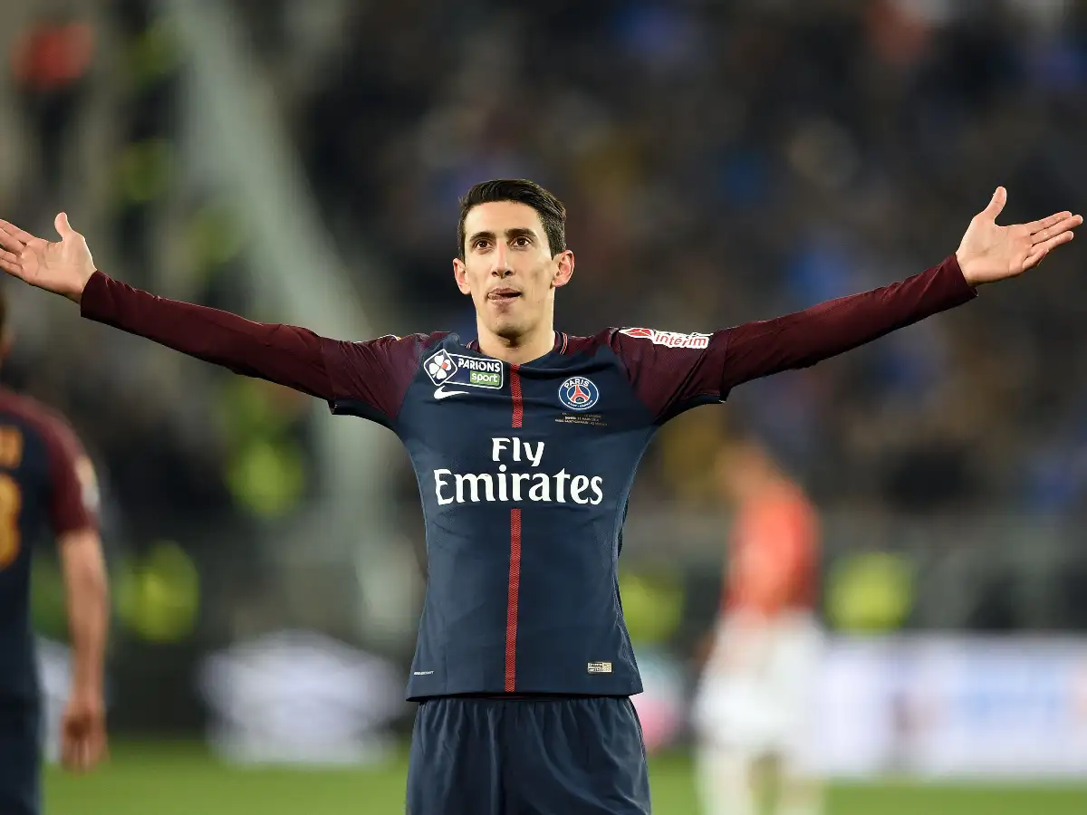 Di María campeón en Francia