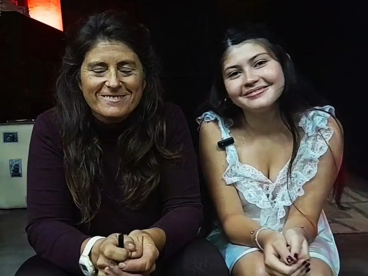 Paula Boccio, directora, y Alma Nieto, actriz, las protagonistas. Foto: Gentileza