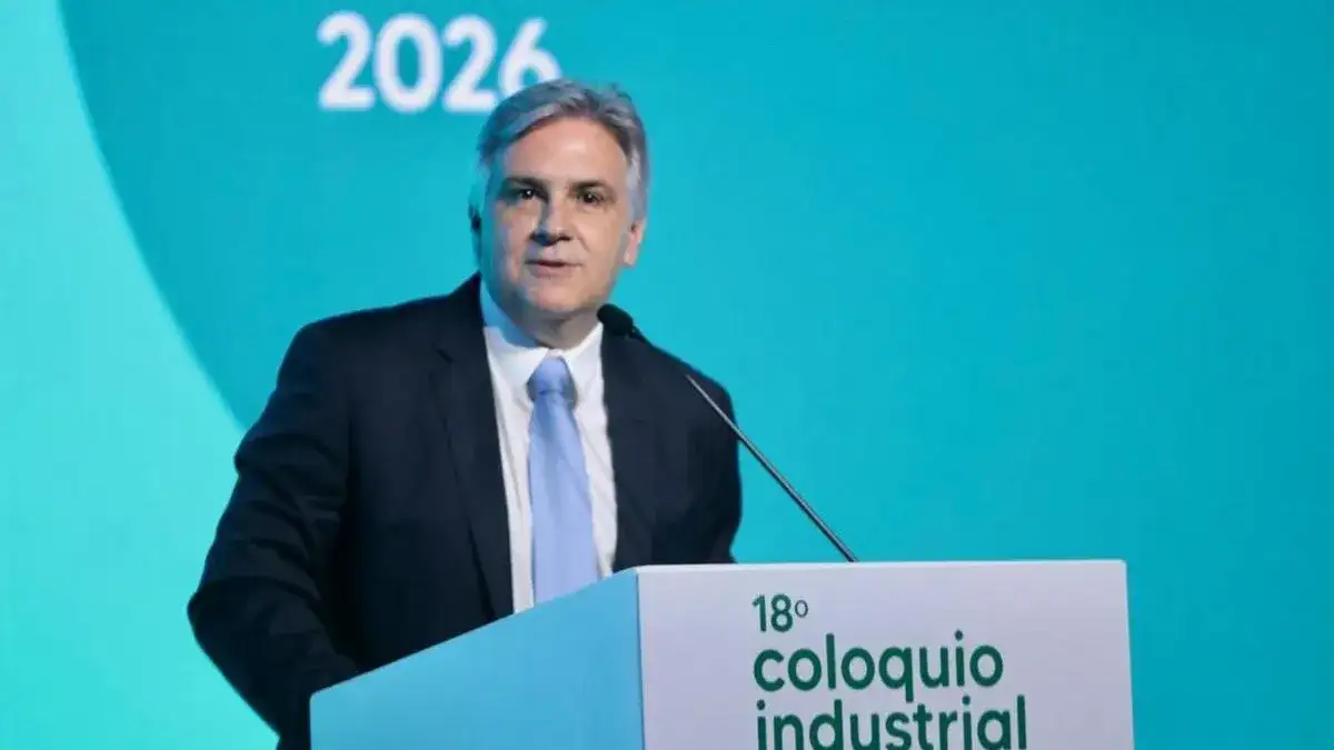 Martín Llaryora en el coloquio 2026 de la UIC (Foto: Cadena 3)