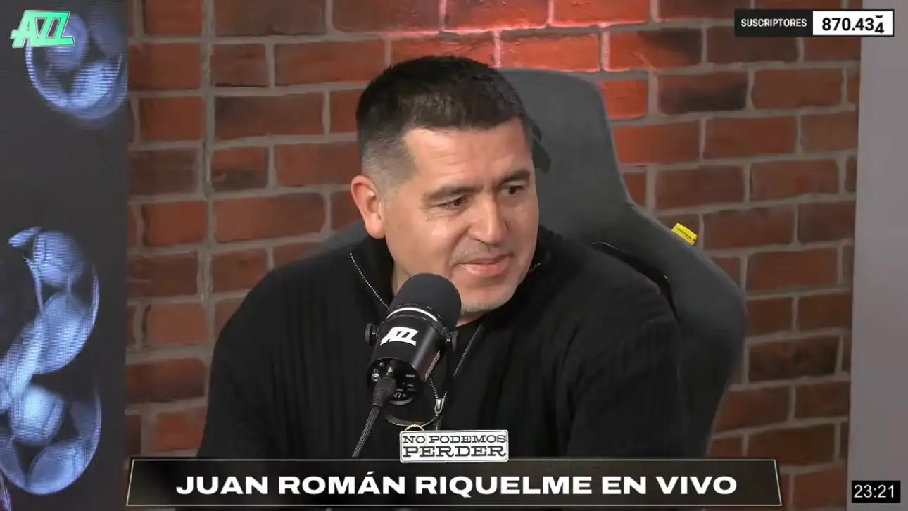 Riquelme elogió a Paredes y calentó la previa del Superclásico