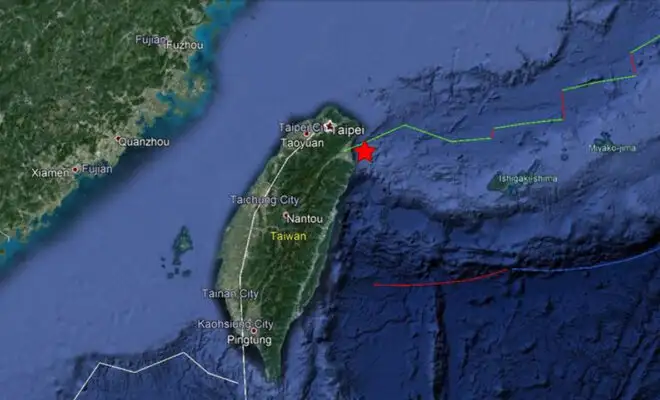 Sismo de magnitud 6,2 sacude las costas de Taiwan
