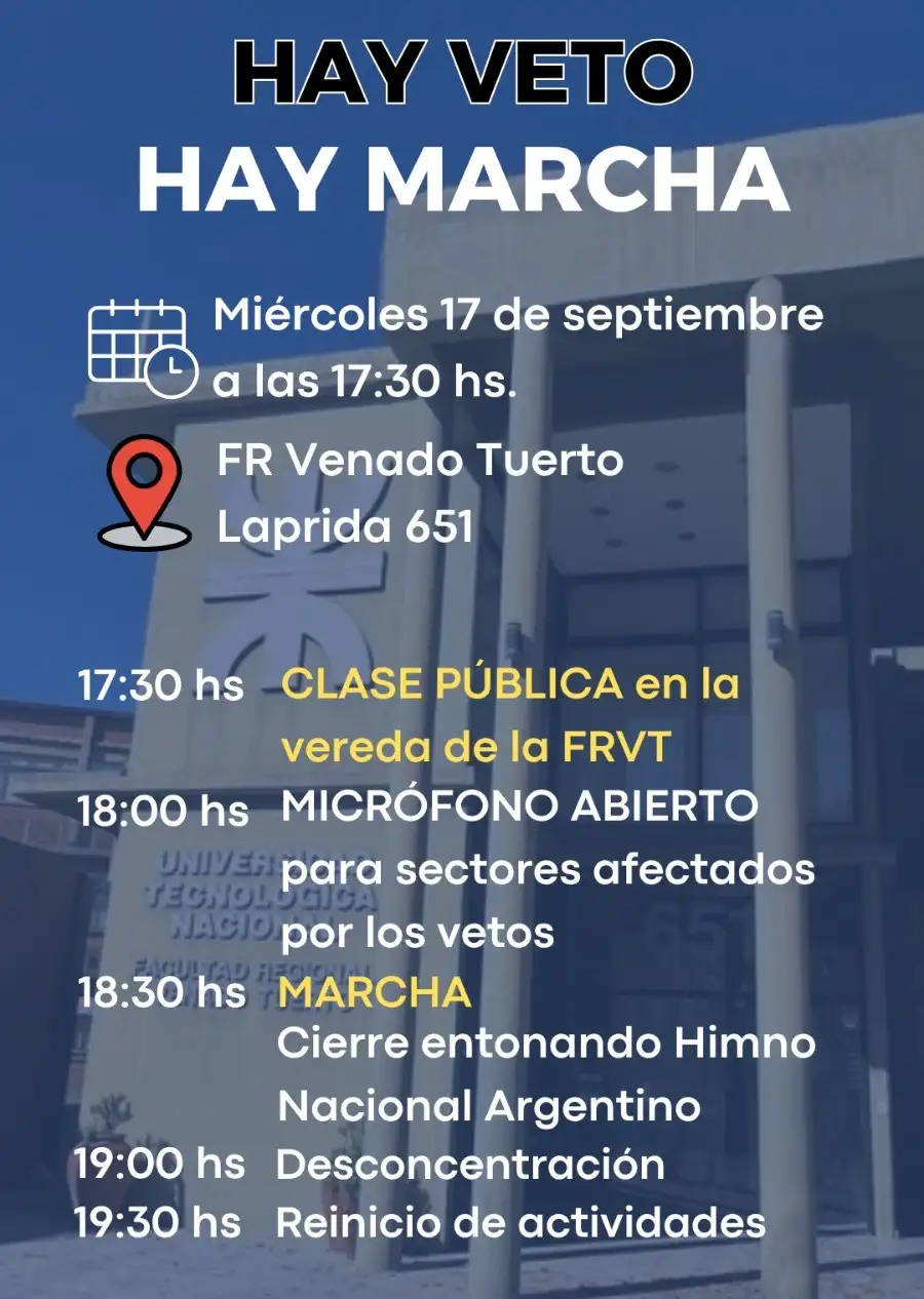 UTN marcha