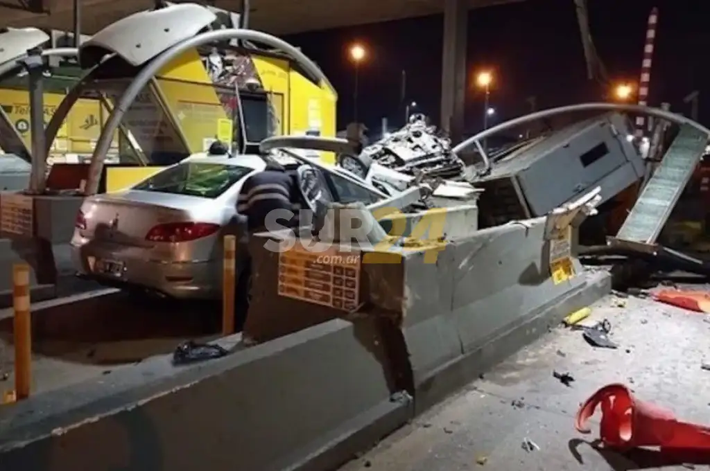Un hombre murió tras chocar contra una cabina de peaje