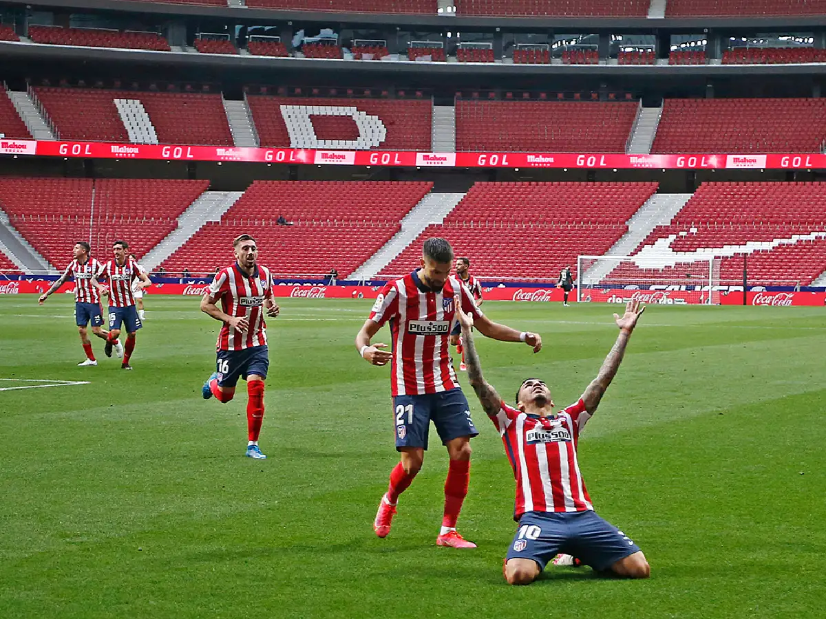 Ángel Correa llevó a la punta a Atlético de Madrid 
