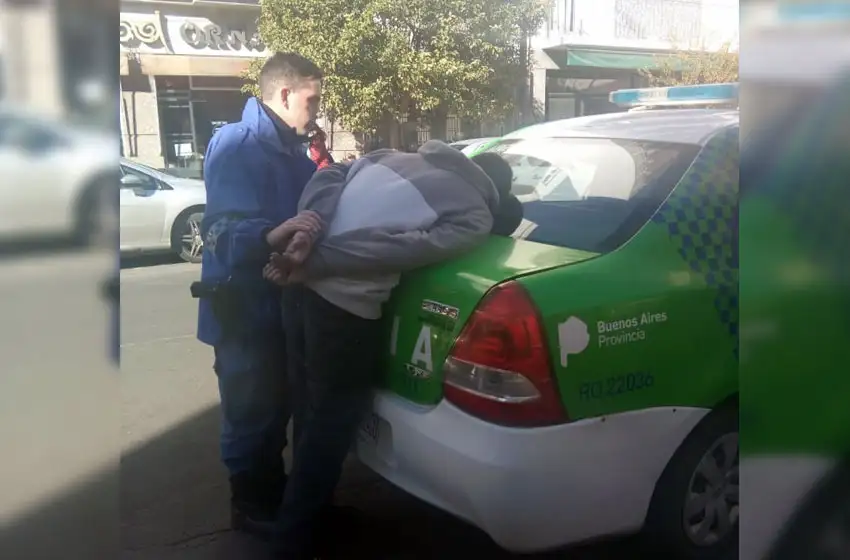 Quiso robar de nuevo en el supermercado y fue aprehendido