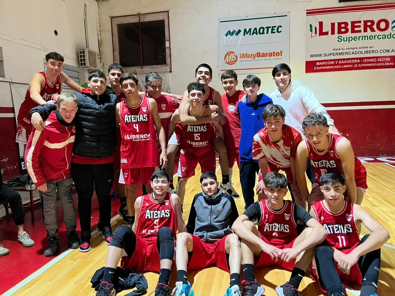 Atenas fue campeón del Pre-Federal Formativas U17 y jugó la Liga Federal.