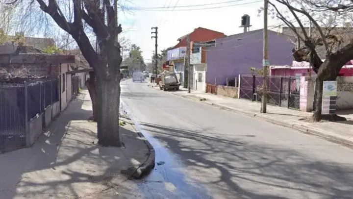 El lugar donde fueron arrollados los ciclistas