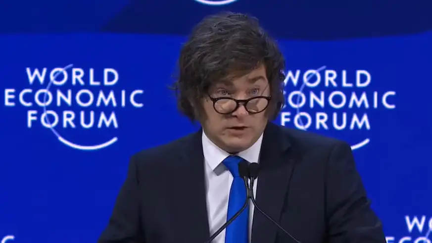Milei en el Foro Económico de Davos: "Esto es Make Argentina Great Again"