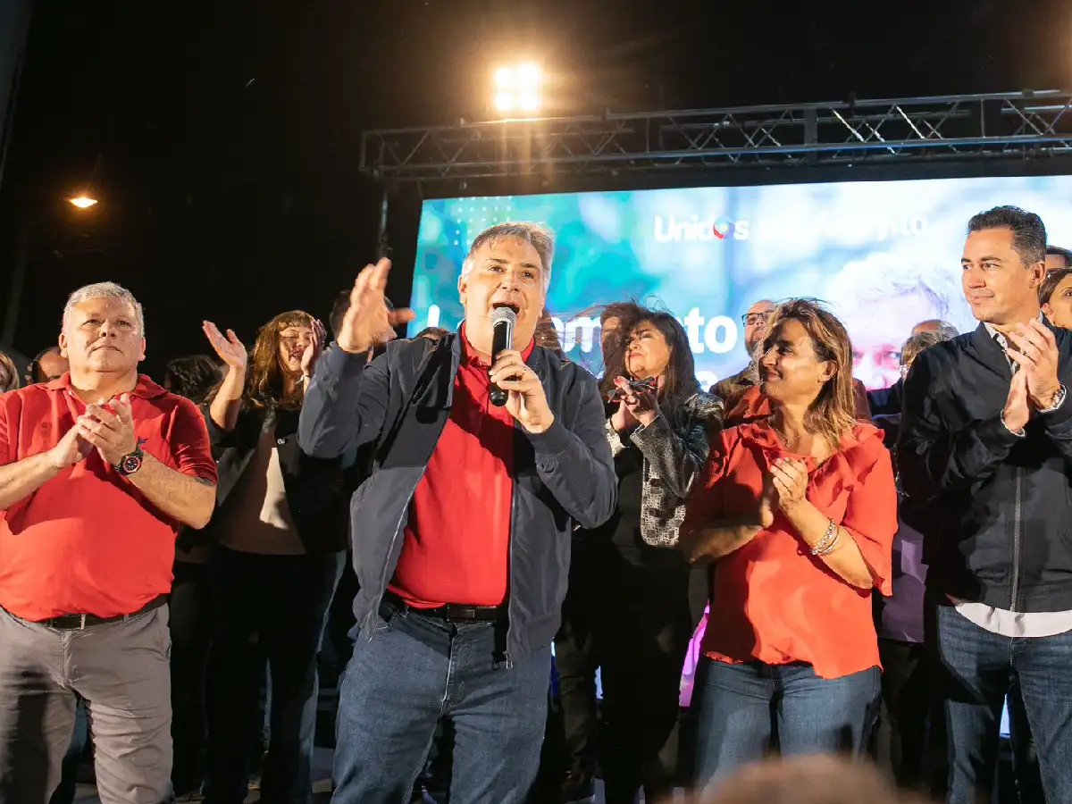 Martín Llaryora acompañó a Gustavo Benedetti en el lanzamiento de su candidatura